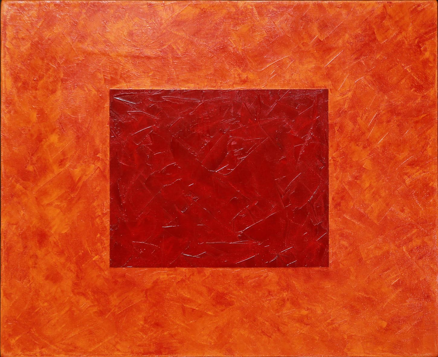 Оранжево-красный квадрат